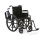 wheelchair with arm rest up