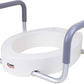 elongated toilet riser with arms by AskSAMIE
