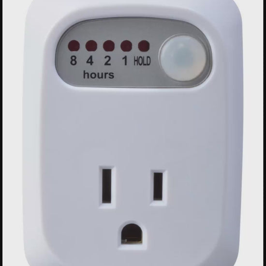 auto shut off safety outlet demo video by an occupational therapist