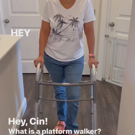 how to use a platform walker video
