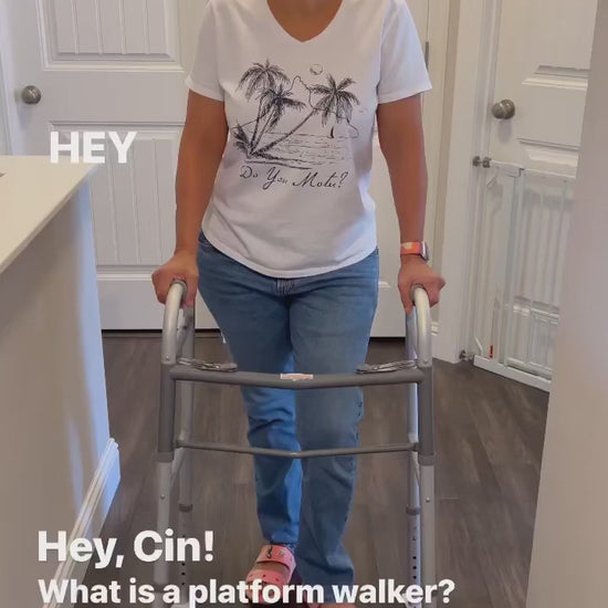 how to use a platform walker video by AskSAMIE