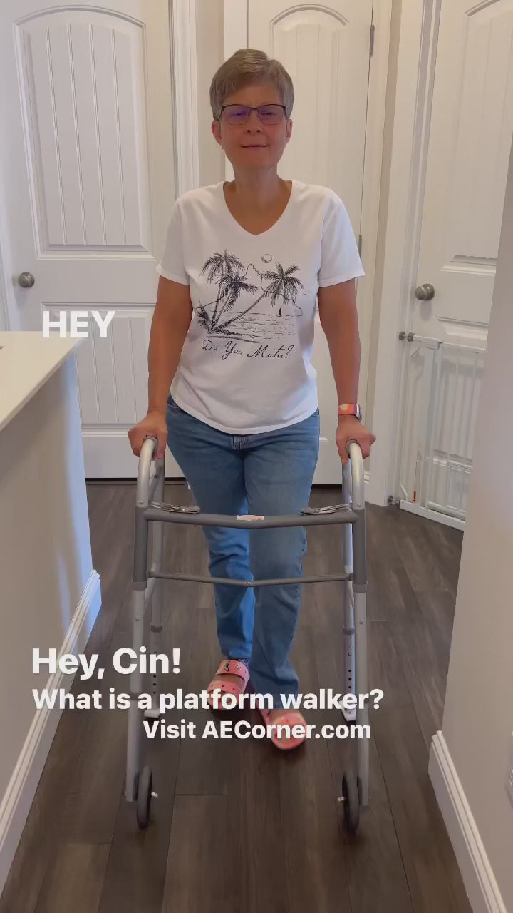 how to use a platform walker video by AskSAMIE
