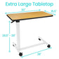 Hospital Bedside Table On Wheels | Overbed Table Vive Health - AskSAMIE: Answers for Accessibility