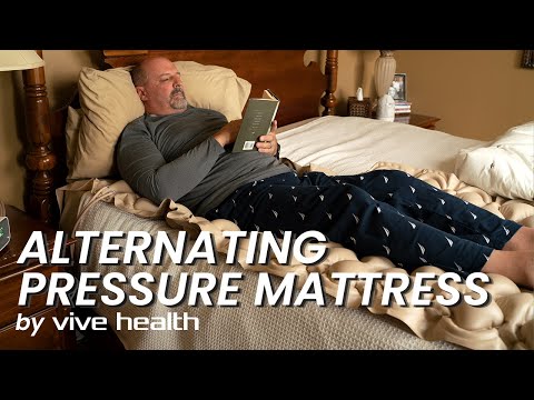 Alternate pressure low air loss 8" mattress pad demo video on youtube