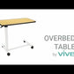 how non tilt overbed table works