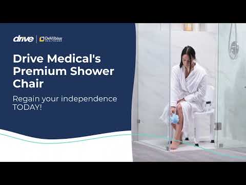Wide Shower Chair with back video