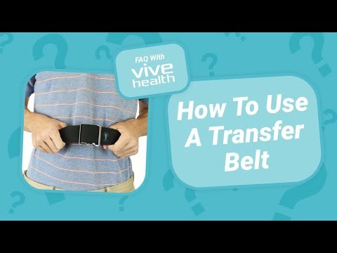 60" gait belt demo video on you tube