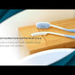 video of how to use long handle brush and comb