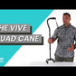 how to use quad cane video