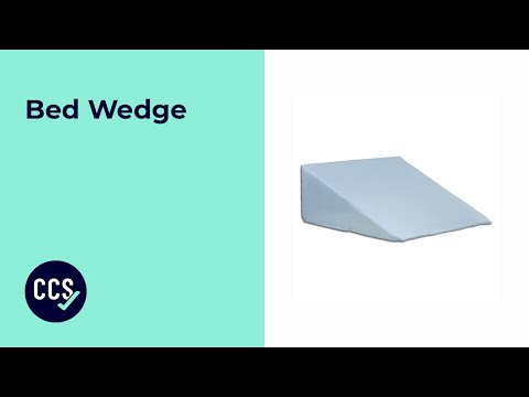How to use a bed wedge video
