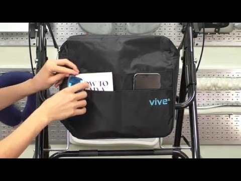 how to use rollator bag video