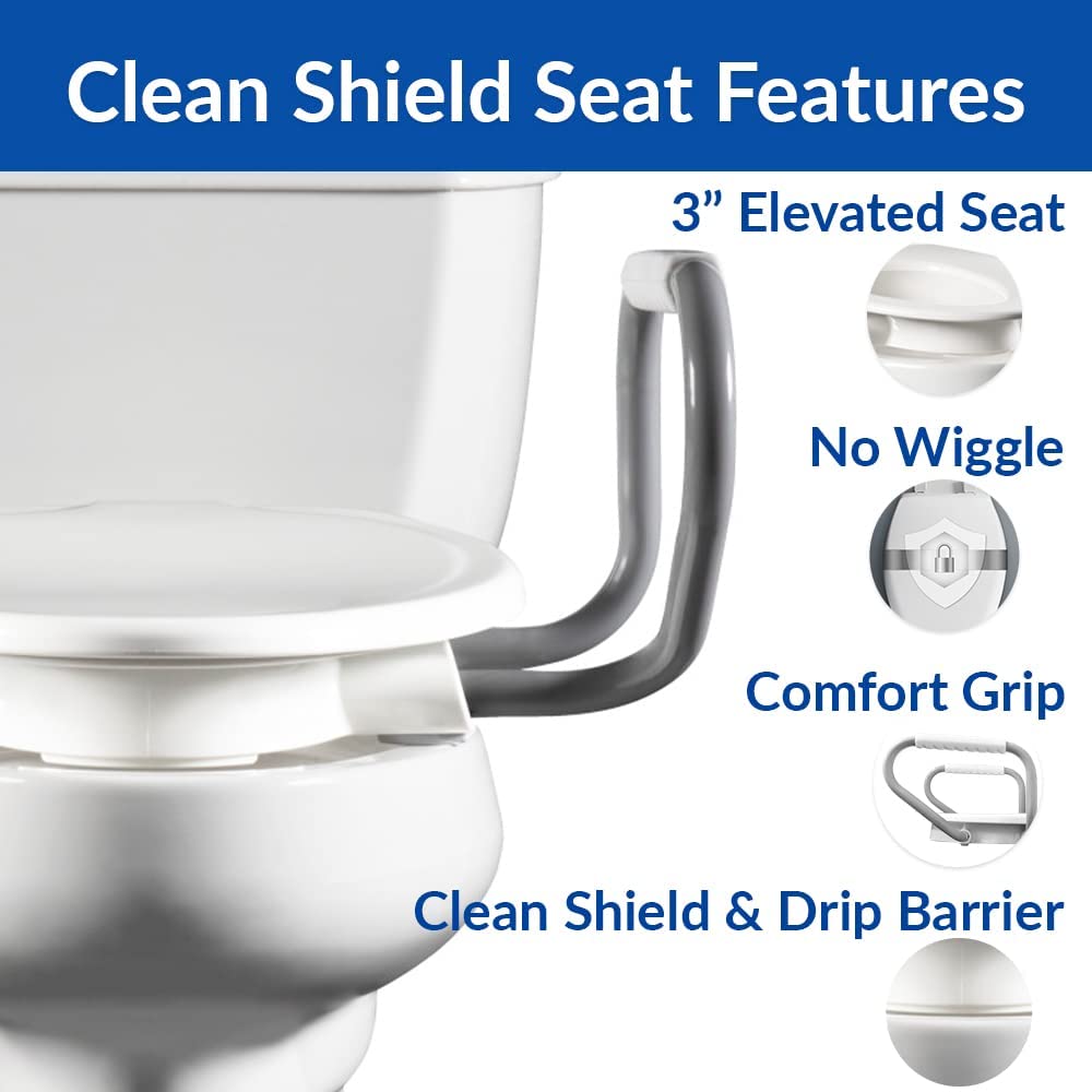 Raised Toilet Seat With Bidet & Handles Bemis Independence - AskSAMIE: Answers for Accessibility