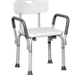 Shower Chair w/Back & Arms Vive Health - AskSAMIE: Answers for Accessibility