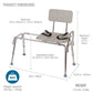 Sliding Tub Transfer Bench w/ Seatbelt AskSAMIE - AskSAMIE: Answers for Accessibility