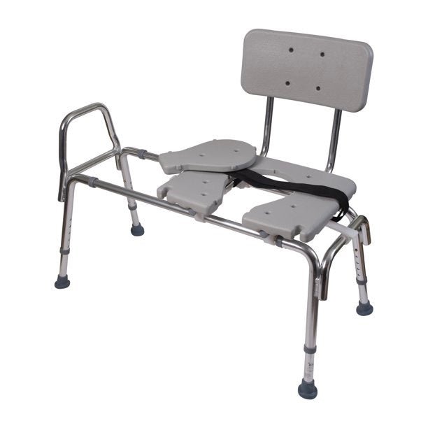 Sliding Tub Transfer Bench w/ Seatbelt AskSAMIE - AskSAMIE: Answers for Accessibility