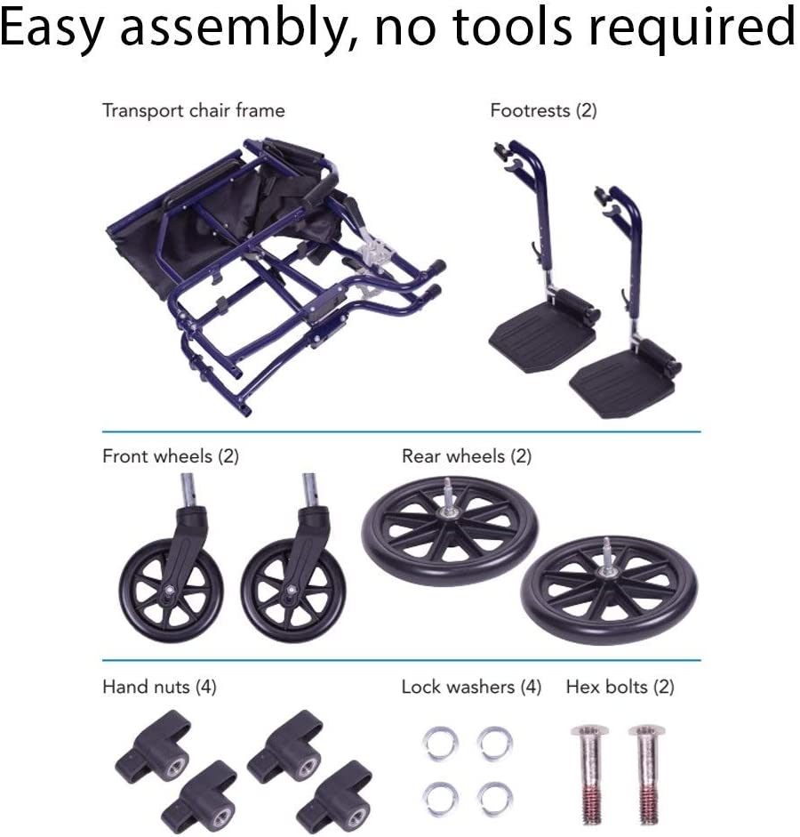 Transport Wheelchair Carex - AskSAMIE: Answers for Accessibility