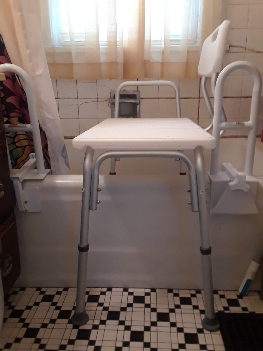 Tub Transfer Bench Leg Extensions | Makes tub bench taller AskSAMIE - AskSAMIE: Answers for Accessibility