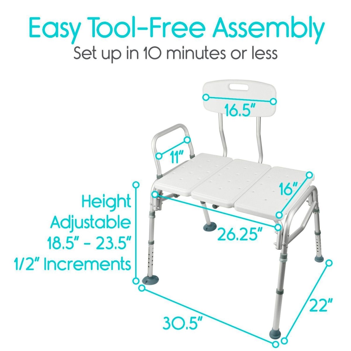 Tub Transfer Bench Vive Health - AskSAMIE: Answers for Accessibility