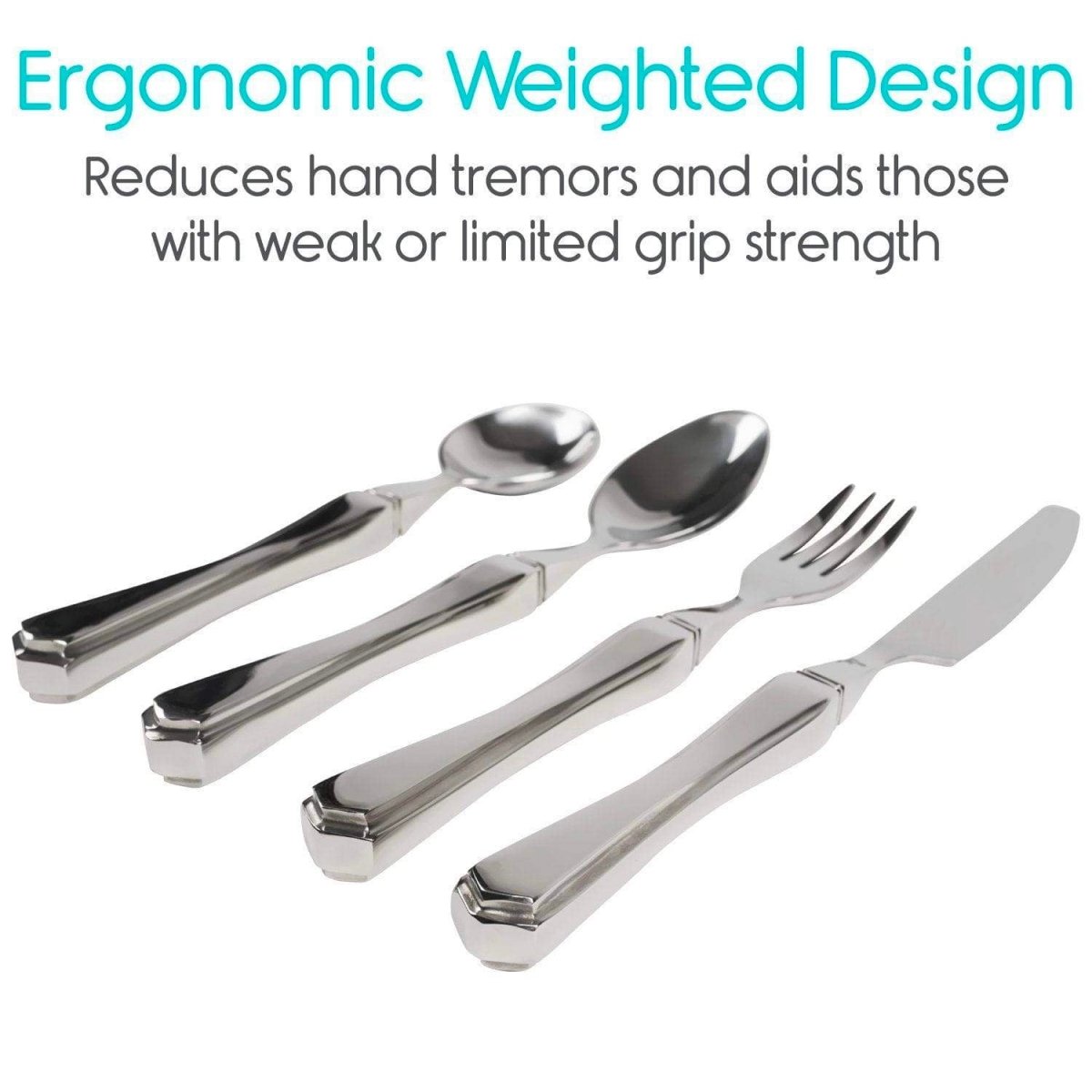 Weighted Silverware Set Vive Health - AskSAMIE: Answers for Accessibility